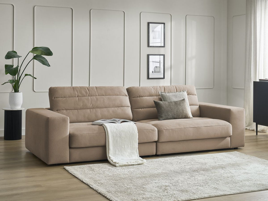 Sierra - Canapé Droit Fixe 3 Places - Velours