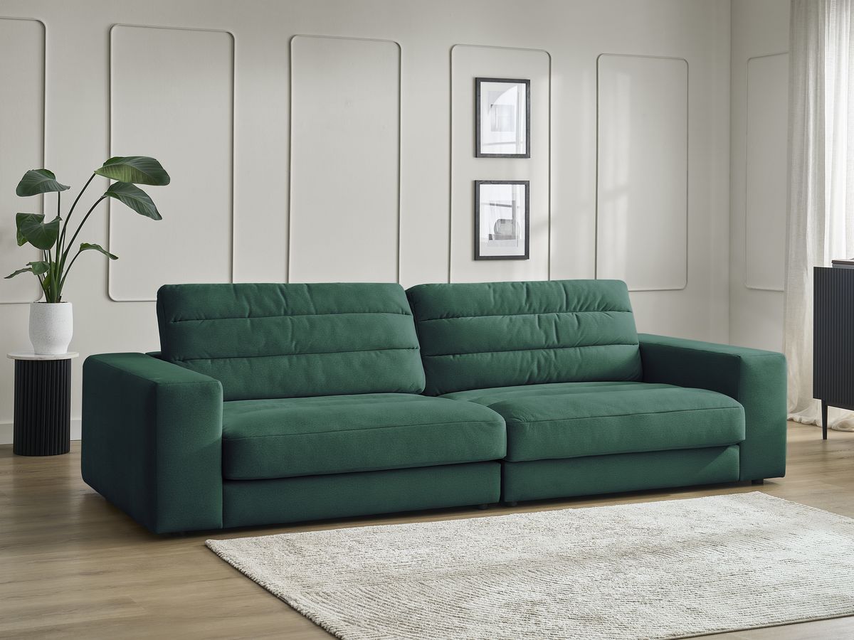 Sierra - Canapé Droit Fixe 3 Places - Velours