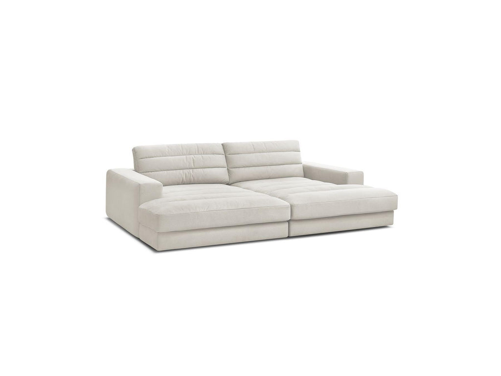 Sierra - Canapé Droit Fixe 4 Places Assise Profonde - Velours