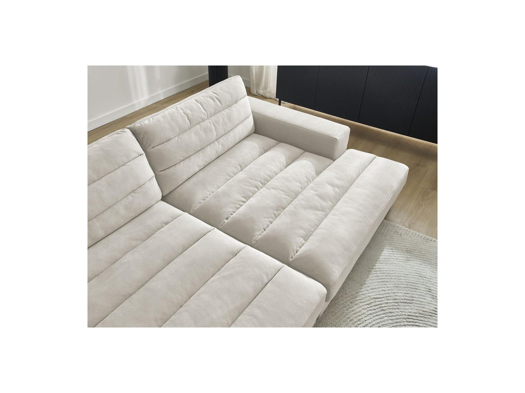 Sierra - Canapé Droit Fixe 4 Places Assise Profonde - Velours
