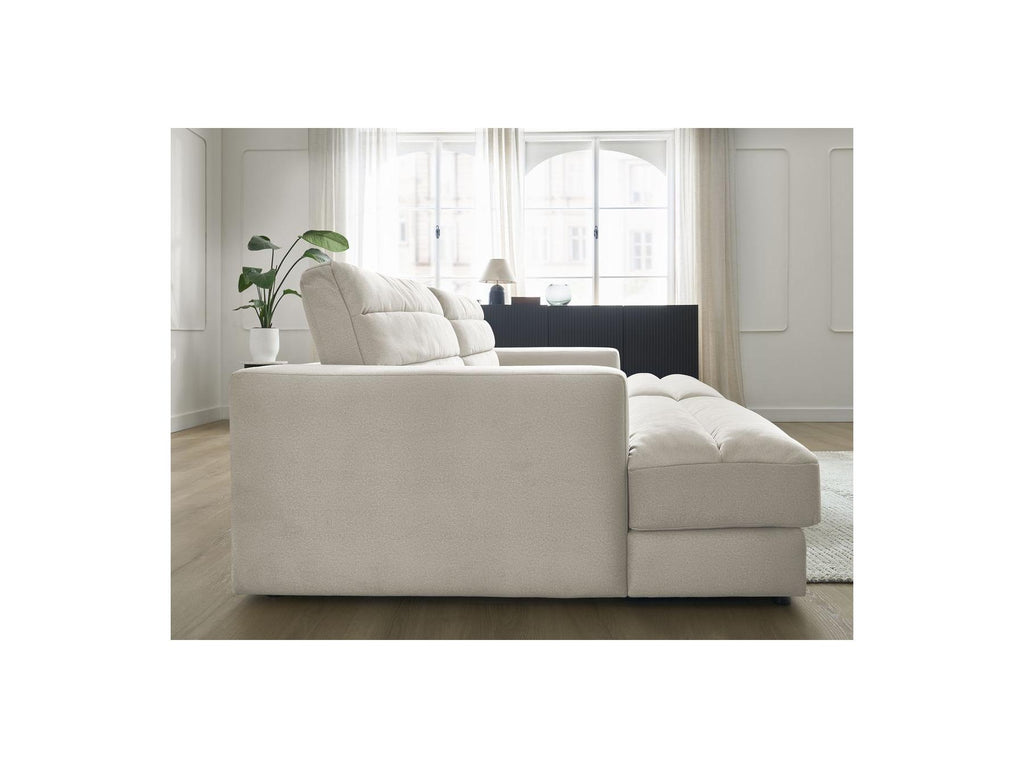 Sierra - Canapé Droit Fixe 4 Places Assise Profonde - Velours