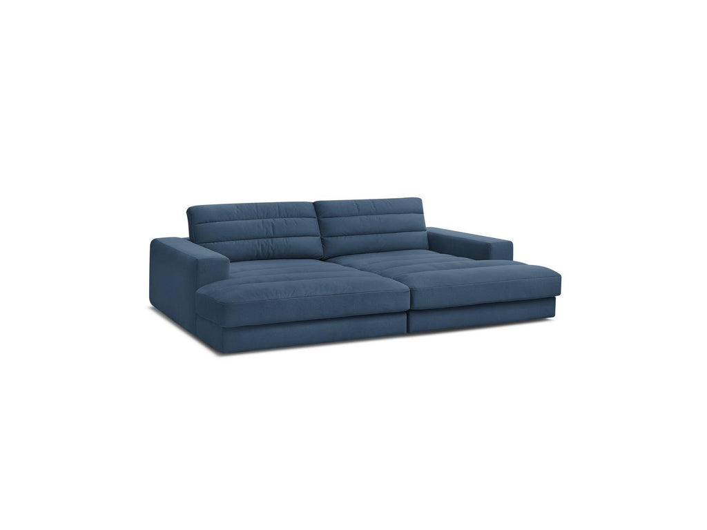 Sierra - Canapé Droit Fixe 4 Places Assise Profonde - Velours