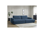 Sierra - Canapé Droit Fixe 4 Places Assise Profonde - Velours