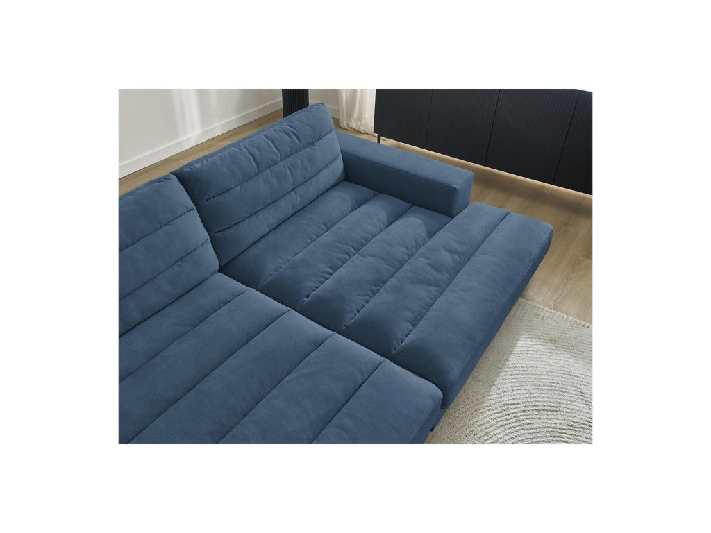 Sierra - Canapé Droit Fixe 4 Places Assise Profonde - Velours