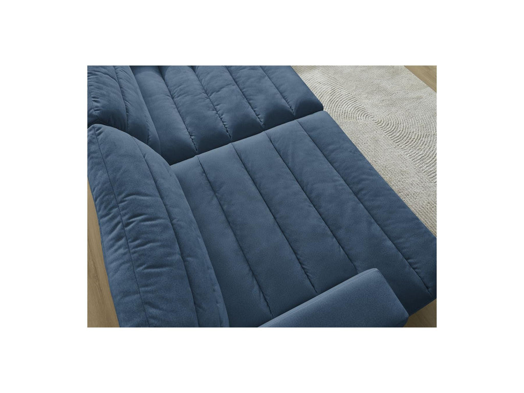 Sierra - Canapé Droit Fixe 4 Places Assise Profonde - Velours