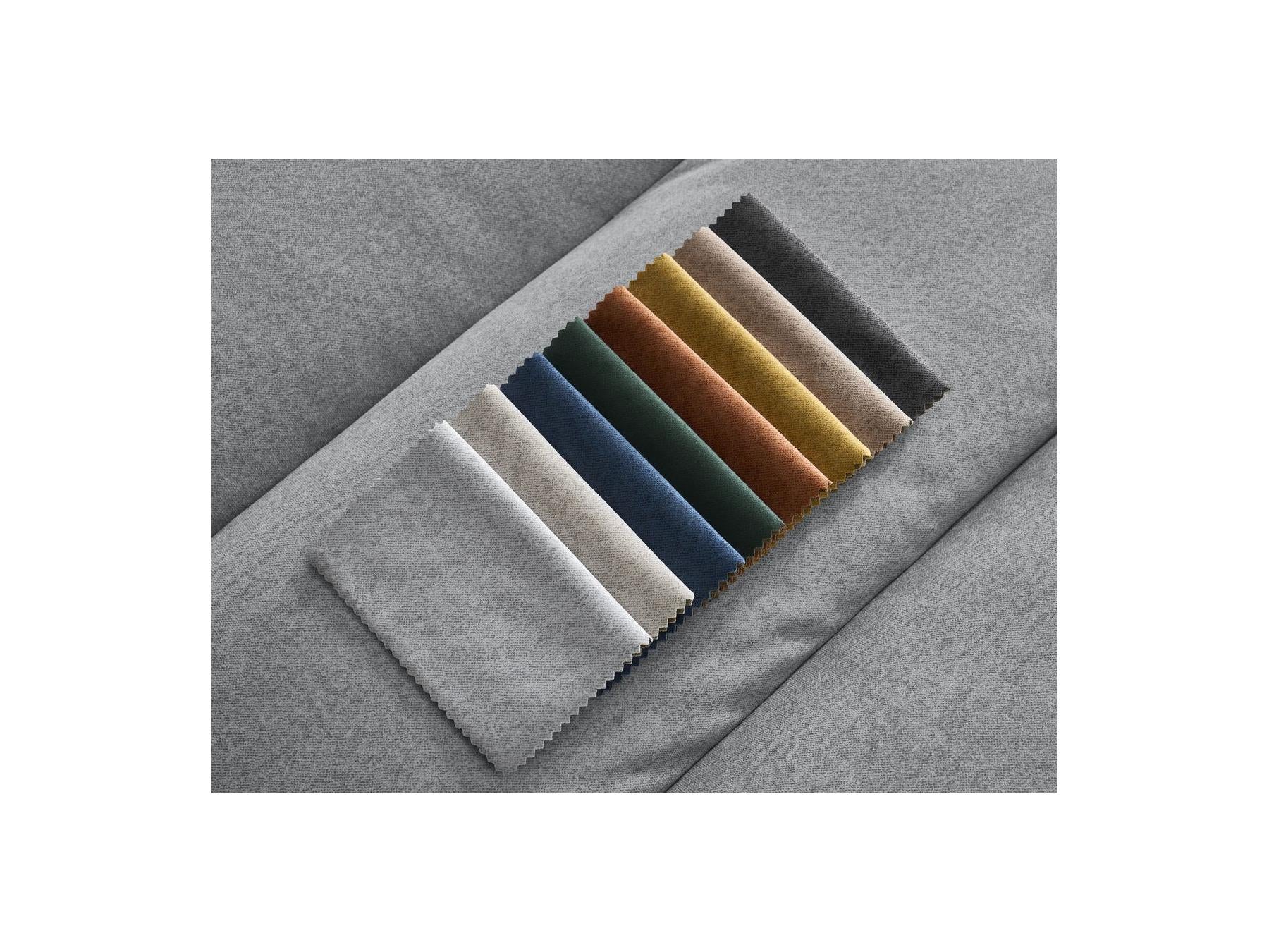 Sierra - Canapé Droit Fixe 4 Places Assise Profonde - Velours
