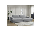 Sierra - Canapé Droit Fixe 4 Places Assise Profonde - Velours