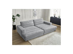Sierra - Canapé Droit Fixe 4 Places Assise Profonde - Velours