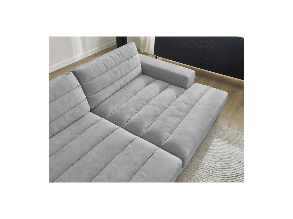 Sierra - Canapé Droit Fixe 4 Places Assise Profonde - Velours