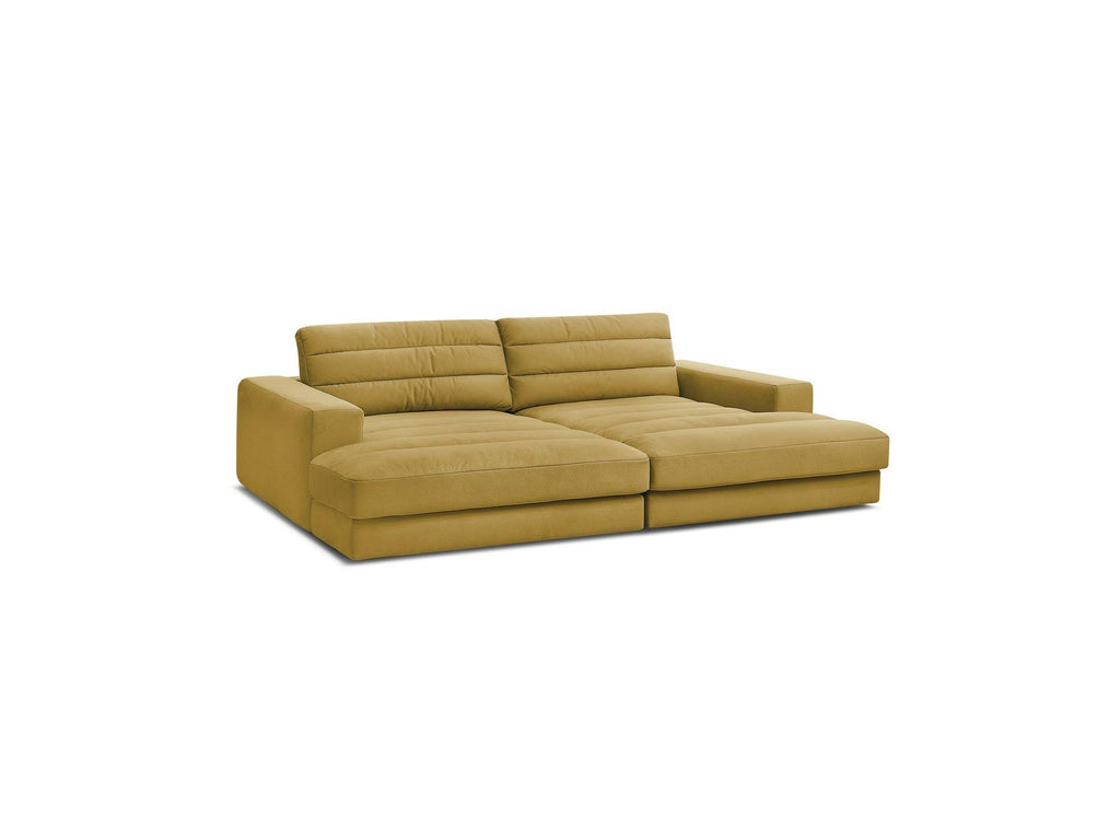Sierra - Canapé Droit Fixe 4 Places Assise Profonde - Velours