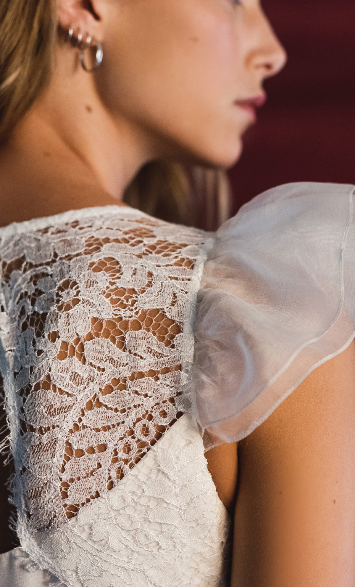 Sublime Long Dress - White Silk