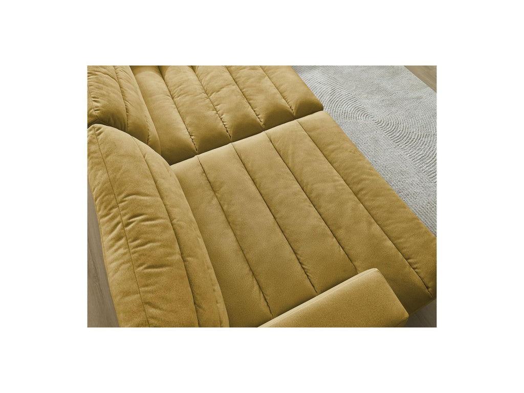 Sierra - Canapé Droit Fixe 4 Places Assise Profonde - Velours
