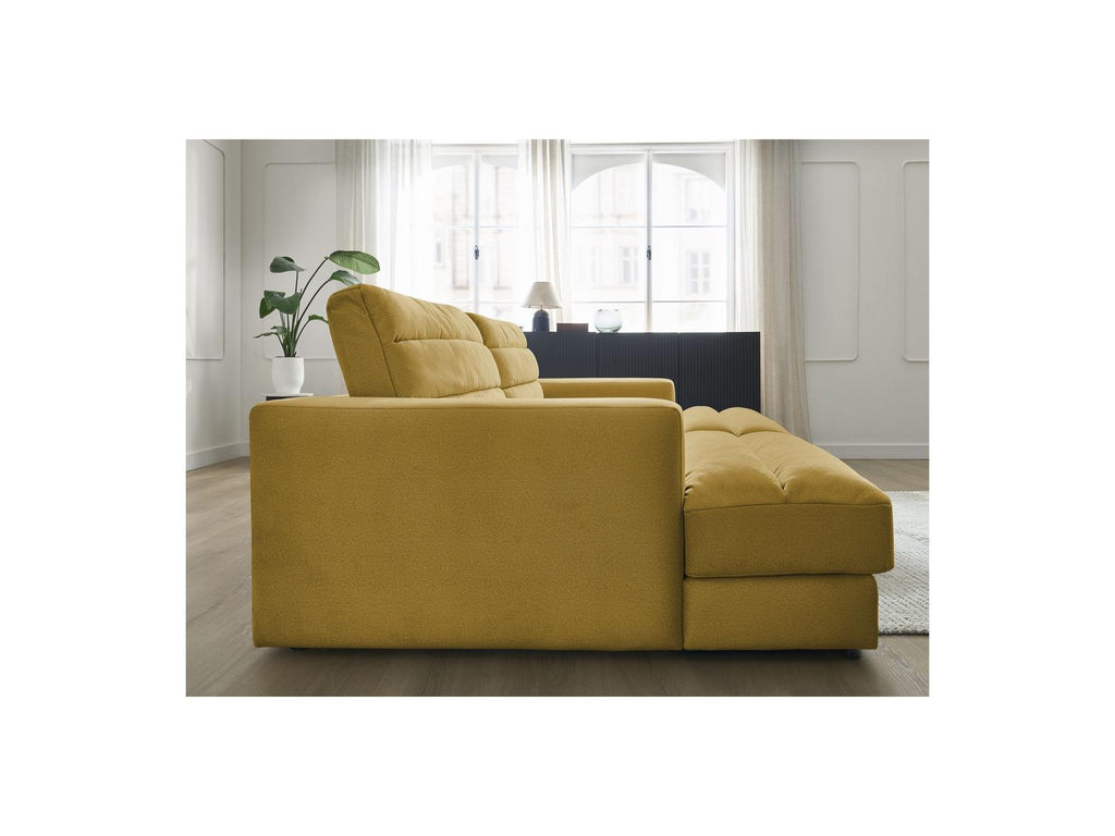Sierra - Canapé Droit Fixe 4 Places Assise Profonde - Velours