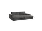 Sierra - Canapé Droit Fixe 4 Places Assise Profonde - Velours