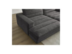 Sierra - Canapé Droit Fixe 4 Places Assise Profonde - Velours
