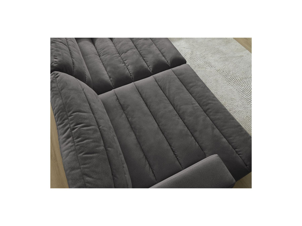 Sierra - Canapé Droit Fixe 4 Places Assise Profonde - Velours