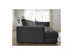 Sierra - Canapé Droit Fixe 4 Places Assise Profonde - Velours