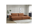 Sierra - Canapé Droit Fixe 4 Places Assise Profonde - Velours
