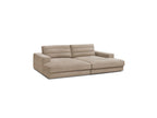 Sierra - Canapé Droit Fixe 4 Places Assise Profonde - Velours