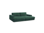 Sierra - Canapé Droit Fixe 4 Places Assise Profonde - Velours