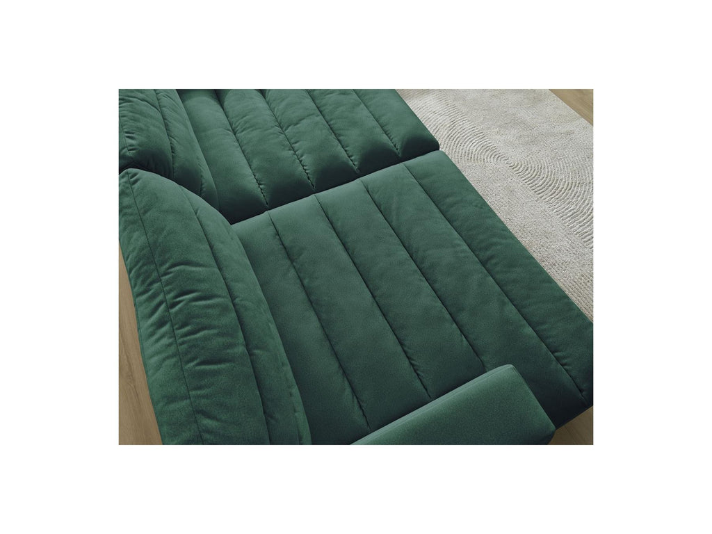 Sierra - Canapé Droit Fixe 4 Places Assise Profonde - Velours