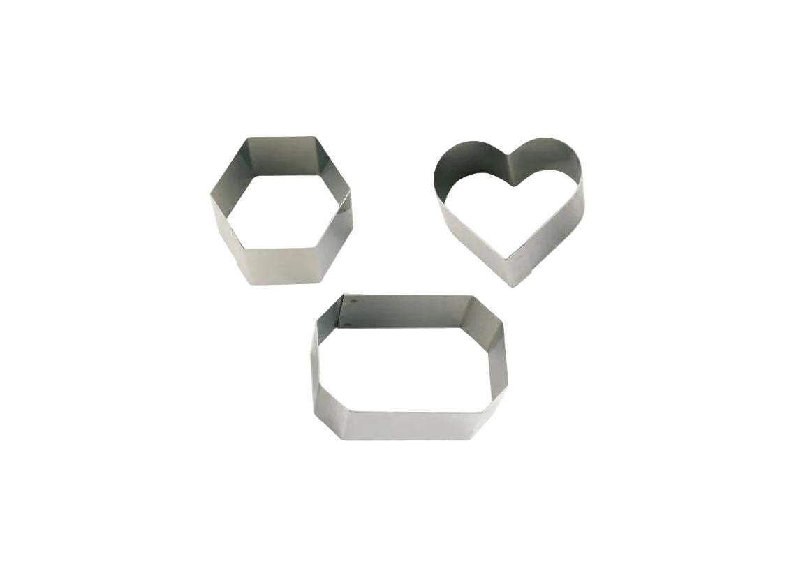 Aro Hexagonal De Acero Inoxidable - Ø 6 cm - Alt. 4,5 cm