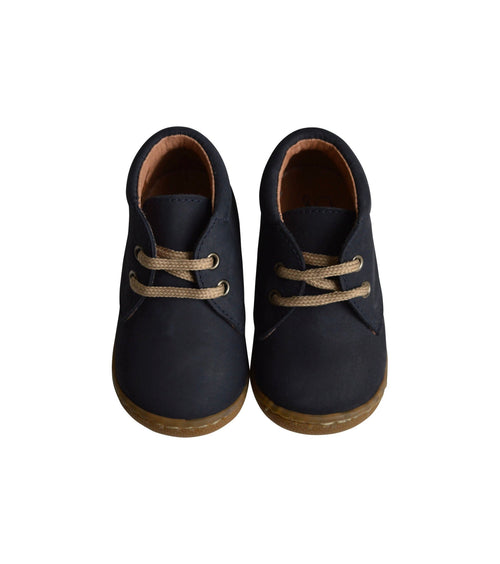 Bottillons Lucien Lacets - Nubuck Bleu Marine - Mixte