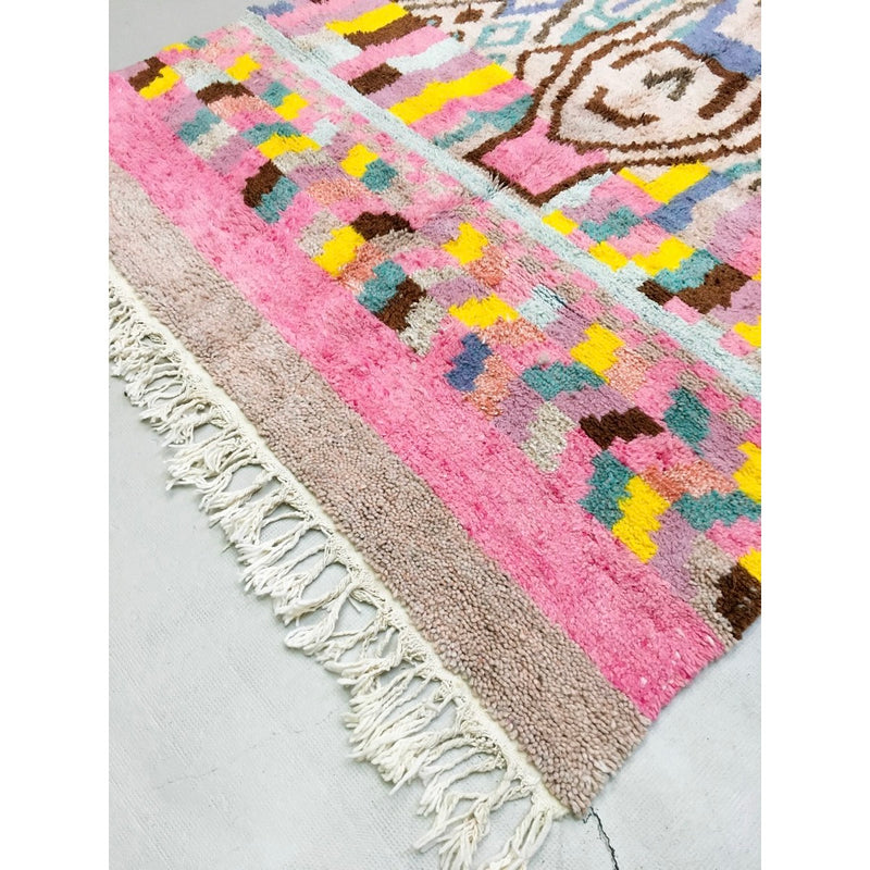 Tapis Berbère Marocain Boujaad - Multicolore