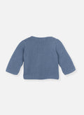 Brassière En Coton Point Mousse - Bleu Orage