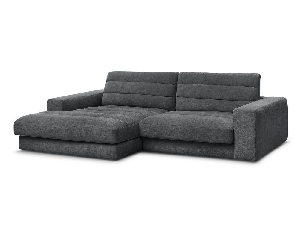 Sierra - Fixed Corner Sofa - Textured Fabric - Left-Hand Corner