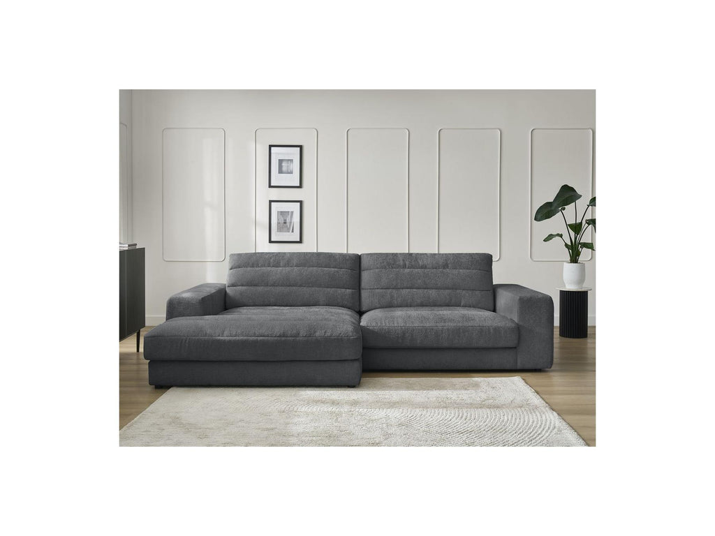 Sierra - Fixed Corner Sofa - Textured Fabric - Left-Hand Corner