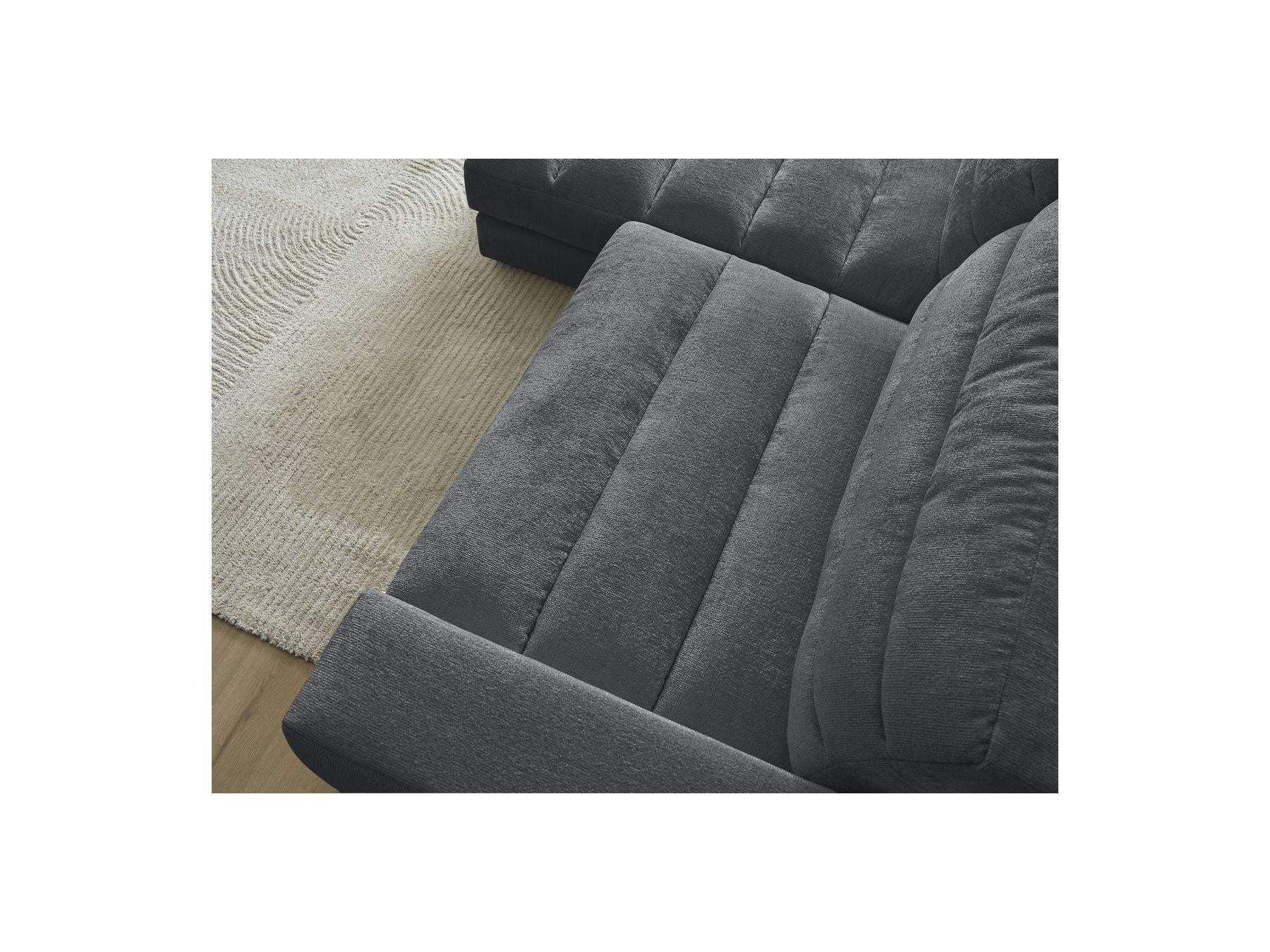 Sierra - Fixed Corner Sofa - Textured Fabric - Left-Hand Corner