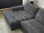 Sierra - Fixed Corner Sofa - Textured Fabric - Left-Hand Corner