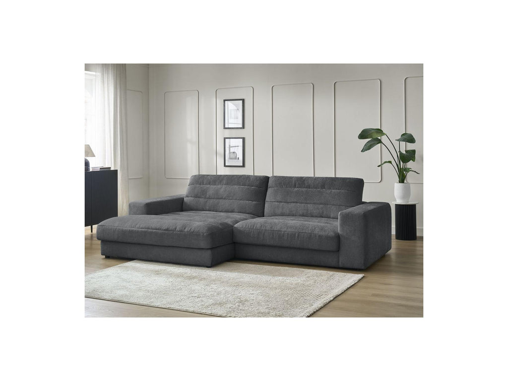 Sierra - Fixed Corner Sofa - Textured Fabric - Left-Hand Corner