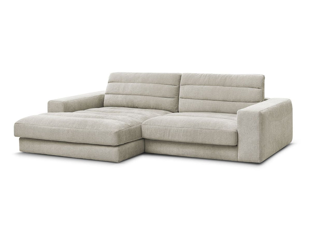 Sierra - Fixed Corner Sofa - Textured Fabric - Left-Hand Corner