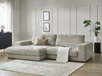 Sierra - Fixed Corner Sofa - Textured Fabric - Left-Hand Corner