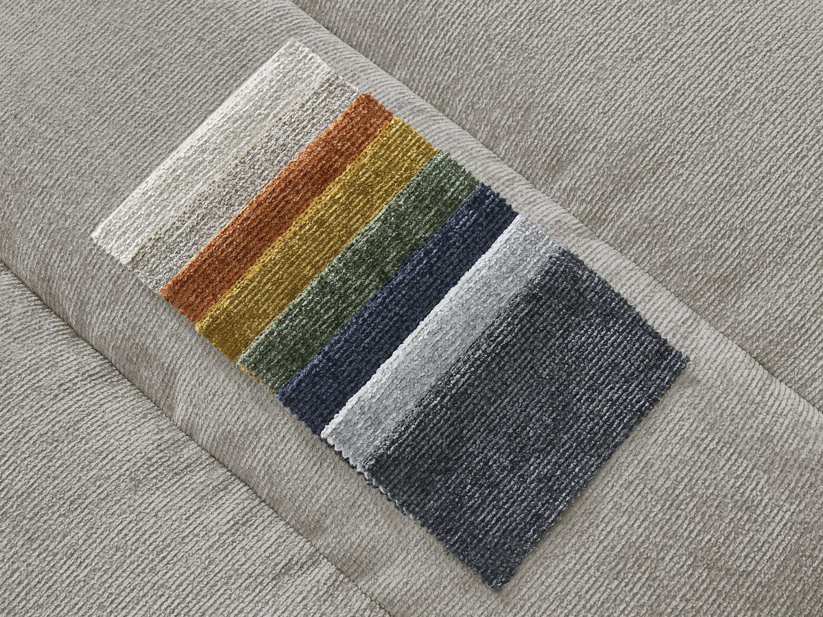 Sierra - Fixed Corner Sofa - Textured Fabric - Left-Hand Corner