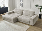 Sierra - Fixed Corner Sofa - Textured Fabric - Left-Hand Corner