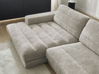 Sierra - Fixed Corner Sofa - Textured Fabric - Left-Hand Corner