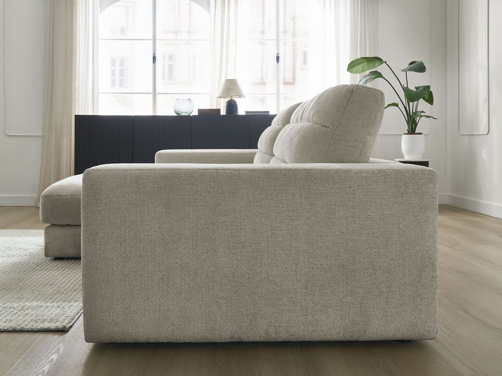 Sierra - Fixed Corner Sofa - Textured Fabric - Left-Hand Corner
