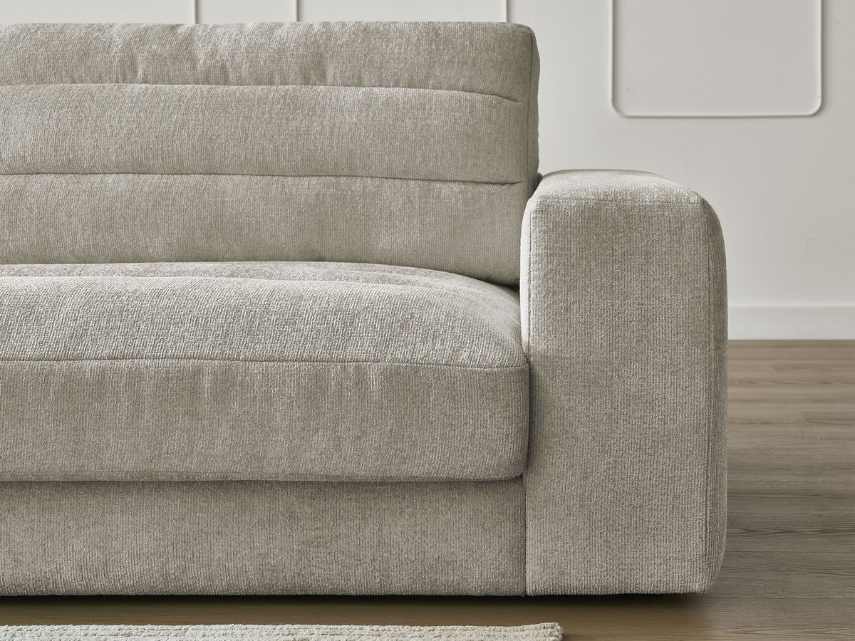 Sierra - Fixed Corner Sofa - Textured Fabric - Left-Hand Corner