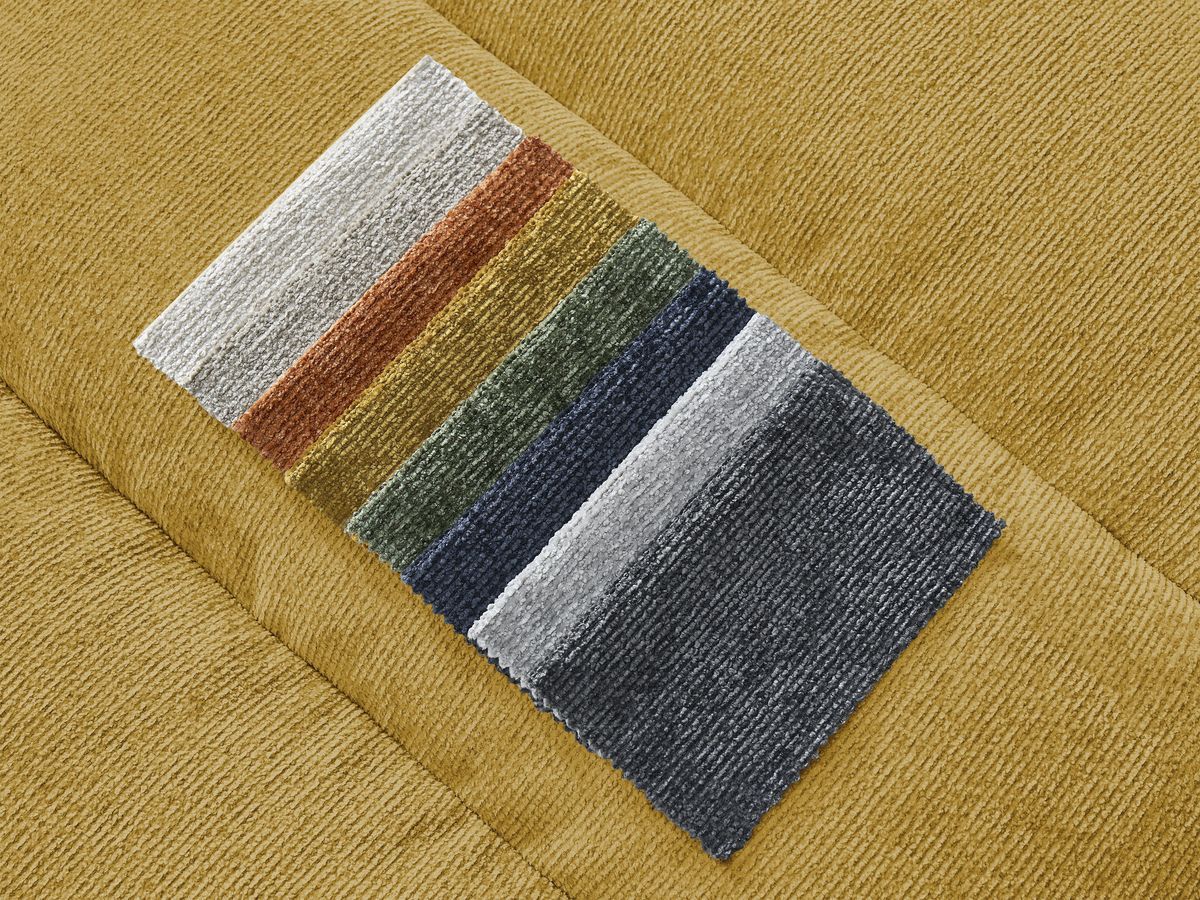 Sierra - Fixed Corner Sofa - Textured Fabric - Left-Hand Corner