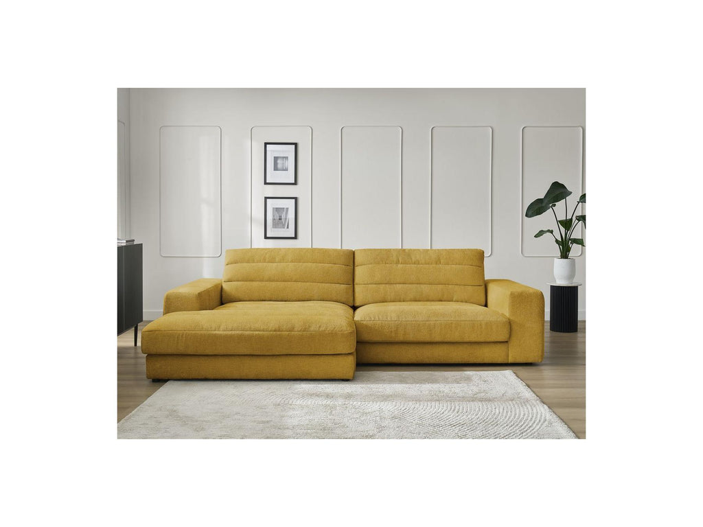 Sierra - Fixed Corner Sofa - Textured Fabric - Left-Hand Corner