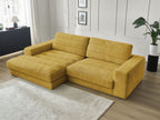 Sierra - Fixed Corner Sofa - Textured Fabric - Left-Hand Corner