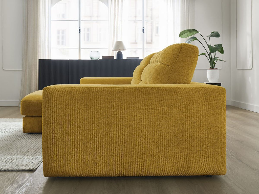 Sierra - Fixed Corner Sofa - Textured Fabric - Left-Hand Corner