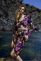 The Alyson Red Lily Dress Black