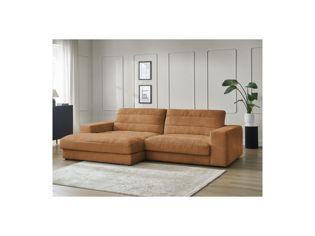 Sierra - Fixed Corner Sofa - Textured Fabric - Left-Hand Corner