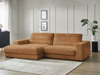 Sierra - Fixed Corner Sofa - Textured Fabric - Left-Hand Corner