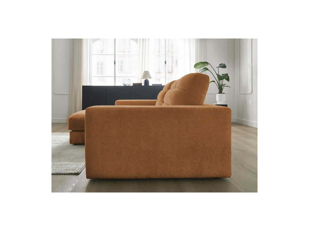 Sierra - Fixed Corner Sofa - Textured Fabric - Left-Hand Corner