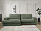 Sierra - Fixed Corner Sofa - Textured Fabric - Left-Hand Corner